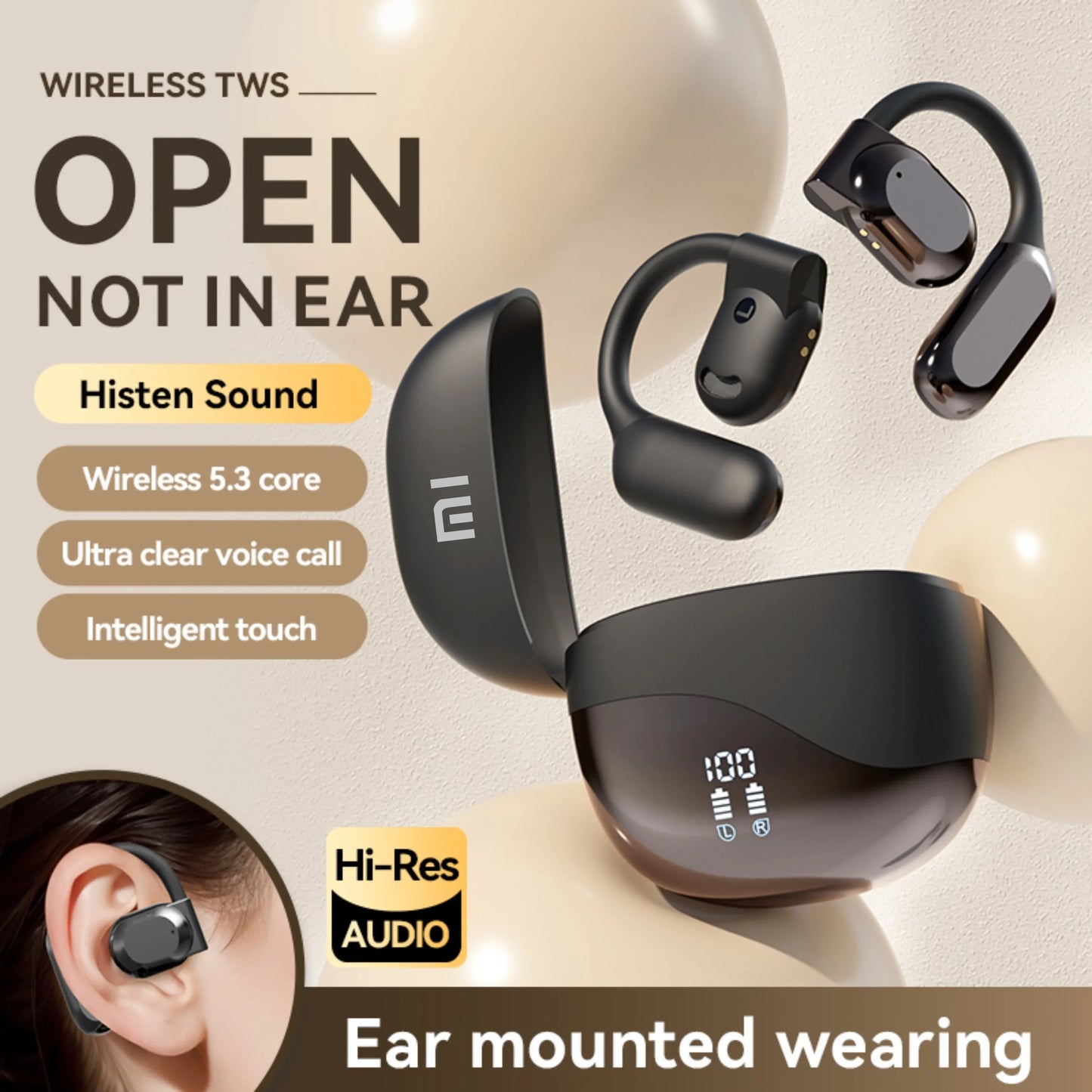 (xiaomi wireless earphones) سماعات بلوتوث شاومي اللاسلكية